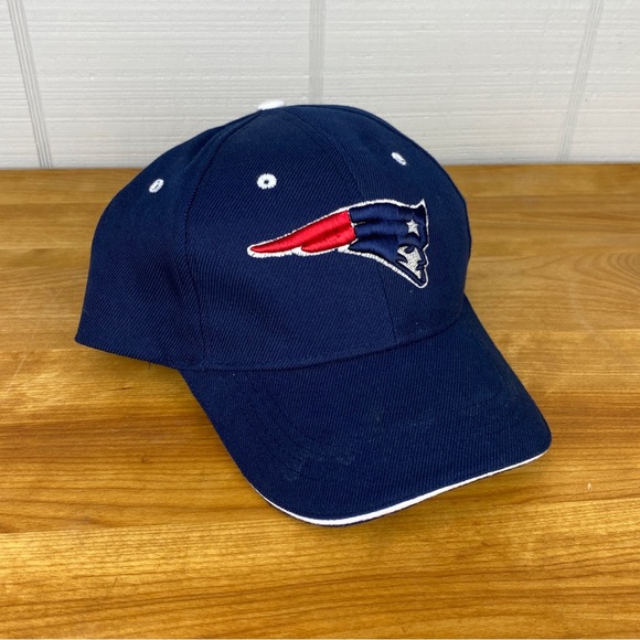 NFL Football New England Patriots Team Baseball Cap Hat Blue Logo - Picture 1 of 6